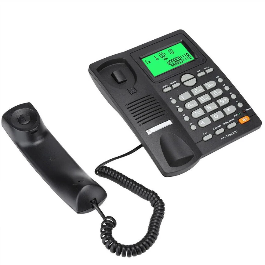 Telephone wired Caller ID phone Home hands-free landline phone