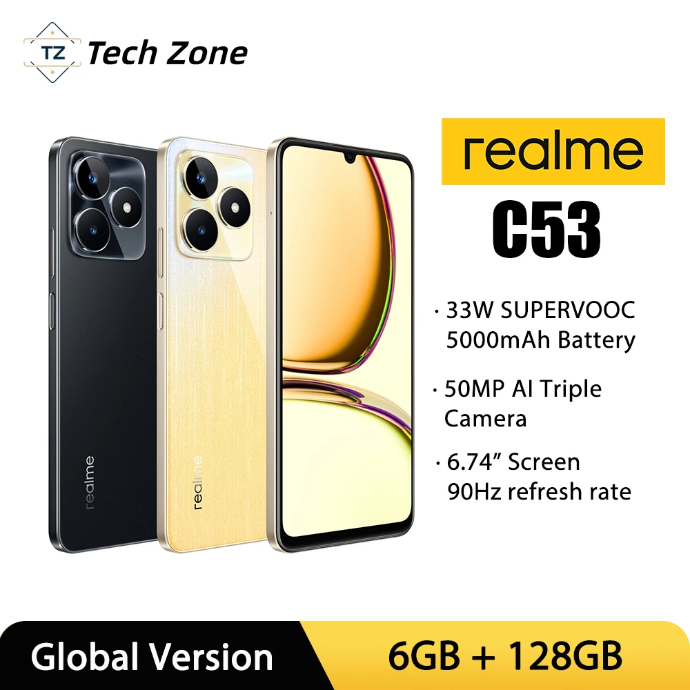 [World Premiere] realme C53 50MP AI Camera 33W SUPERVOOC Charge 5000mAh Battery 6.74\