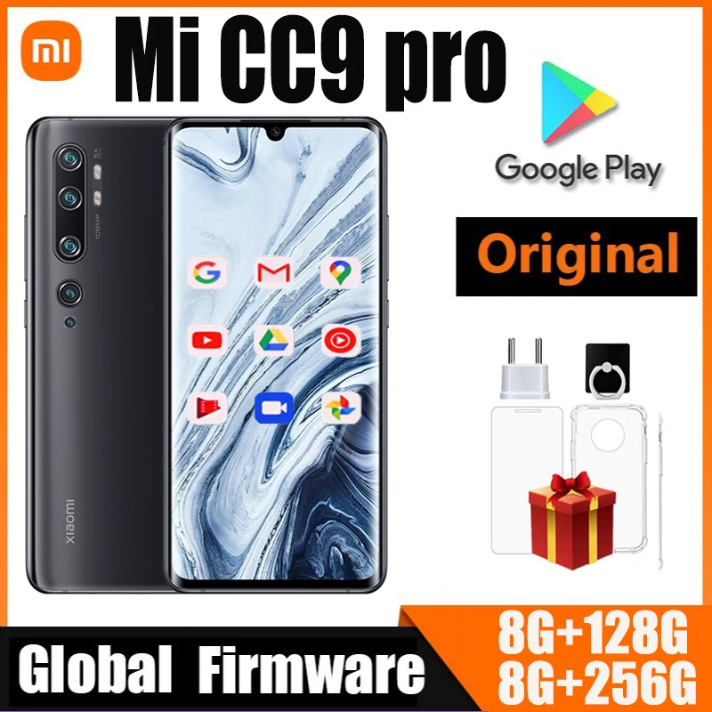 Xiaomi  CC9 Pro  Mi Note 10 4G Mobile Phone Snapdragon 730G 5260mAh Battery 6.47 inch AMOLED Display 30W QC