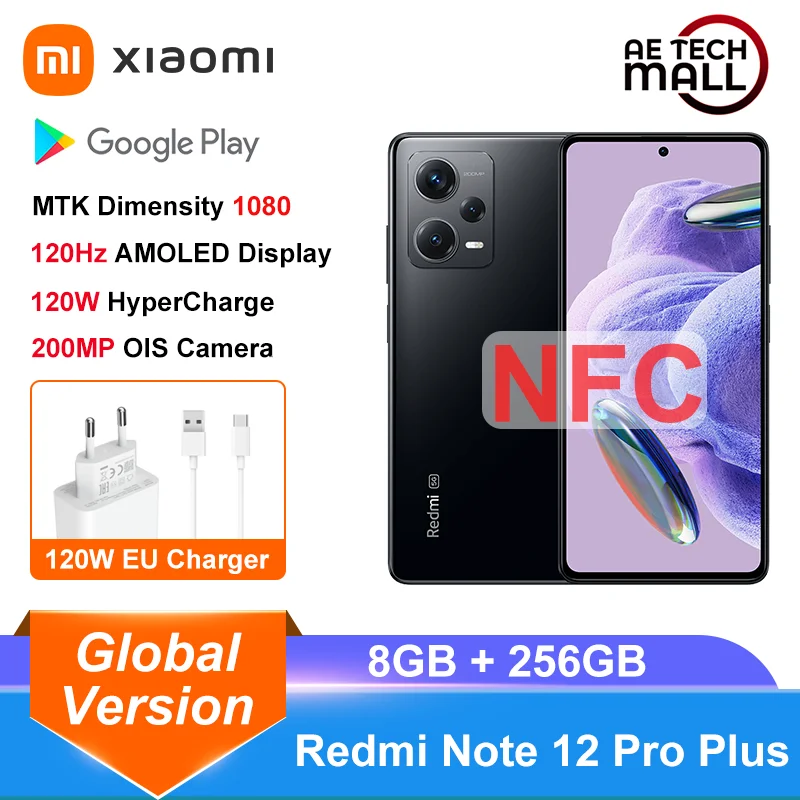 Xiaomi Redmi Note 12 Pro+ Plus 5G Global Version Dimensity 1080 200MP OIS Camera 120Hz 6.67\