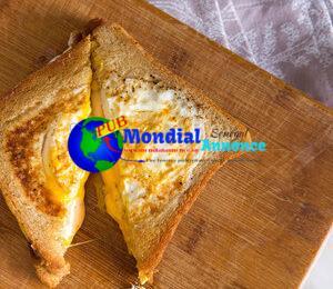 The Grilled Cheese Eggsplosion (Grilled Cheese With Fried Eggs Cooked Into the Bread) Recipe