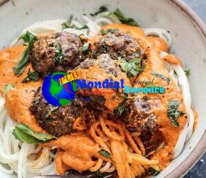 Moroccan Lamb Meatballs and Speedy Romesco Sauce