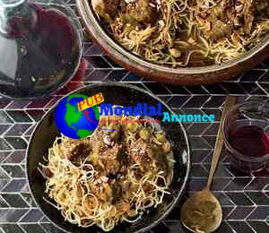 Moroccan Lamb Stew with Noodles