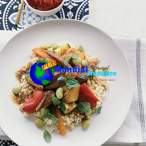 Moroccan Lamb and Vegetable Couscous