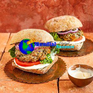 Moroccan-type lamb burgers