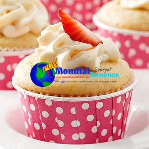 Strawberry-Orange Shock Cupcakes