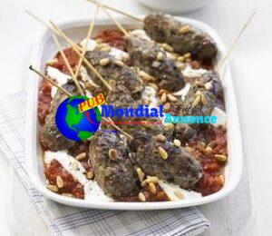 Moroccan kofte with piquant tomato sauce