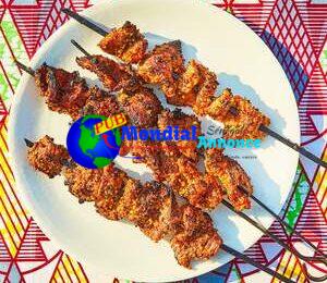 Dibi Hausa (West African Grilled Pork Kebabs with Tankora Spice)