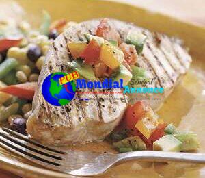 Cuban-Model Swordfish with Contemporary Tomato Salsa