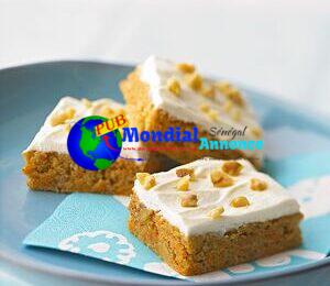 Nutty Carrot Cake Bars