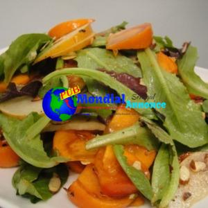 Cook the E book: Asian Pear, Persimmon, and Almond Salad