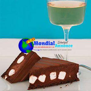 Frozen Mousse Triangles