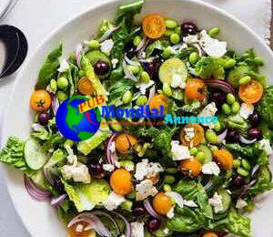 Greek Salad with Edamame