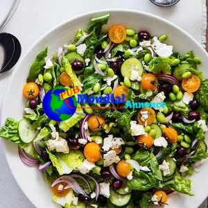 Greek Salad with Edamame