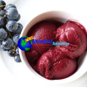 Concord grape sorbet