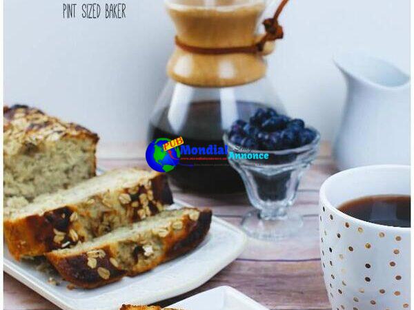 Low Sugar Banana Oat Bread