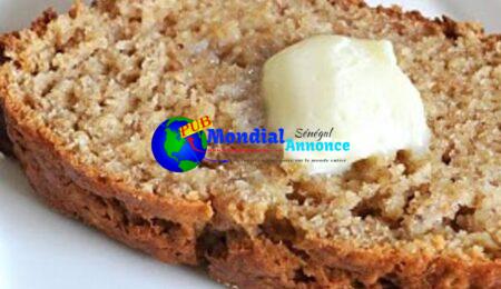 Banana Oatmeal Bread: