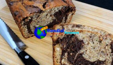 Marbled Chocolate Banana Bread