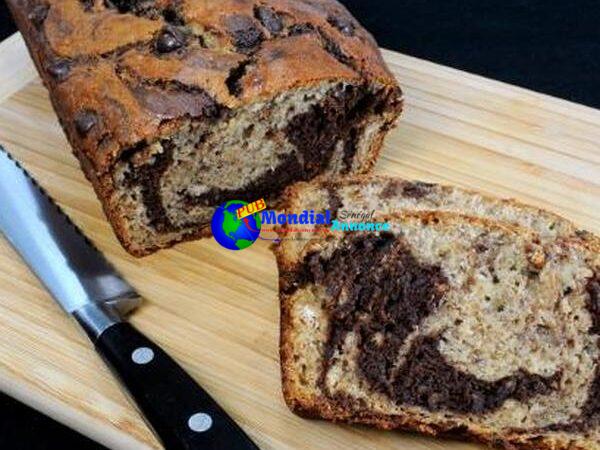 Marbled Chocolate Banana Bread