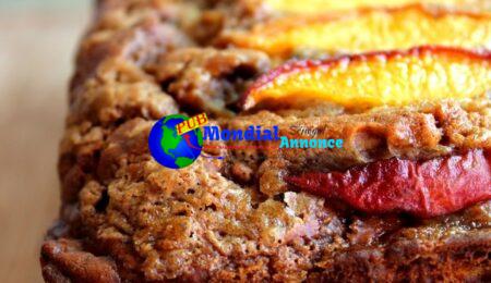 Low-elephantine Cinnamon Peach Banana Bread