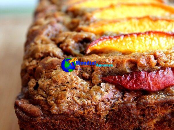 Low-elephantine Cinnamon Peach Banana Bread