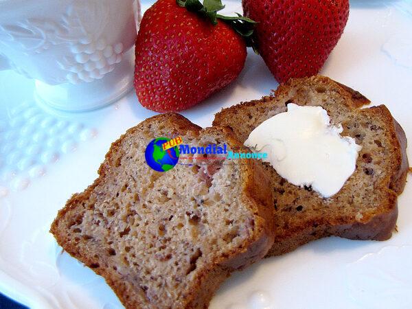 Low Paunchy Strawberry Banana Bread