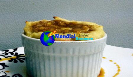 A More fit Banana’s Foster Pseudo Bread Pudding