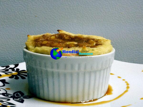 A More fit Banana’s Foster Pseudo Bread Pudding