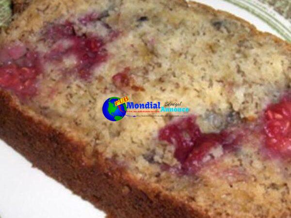 Banana – Raspberry Bread Low Corpulent