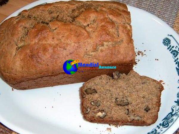 Low Calorie Complete Wheat Banana Bread