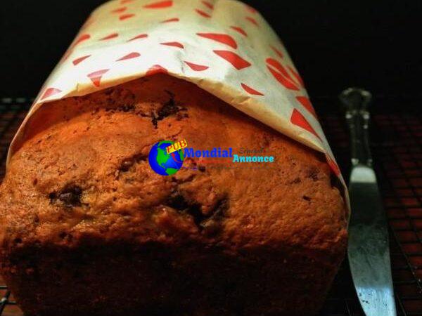 Honey Banana Bread with Blood Orange Choco