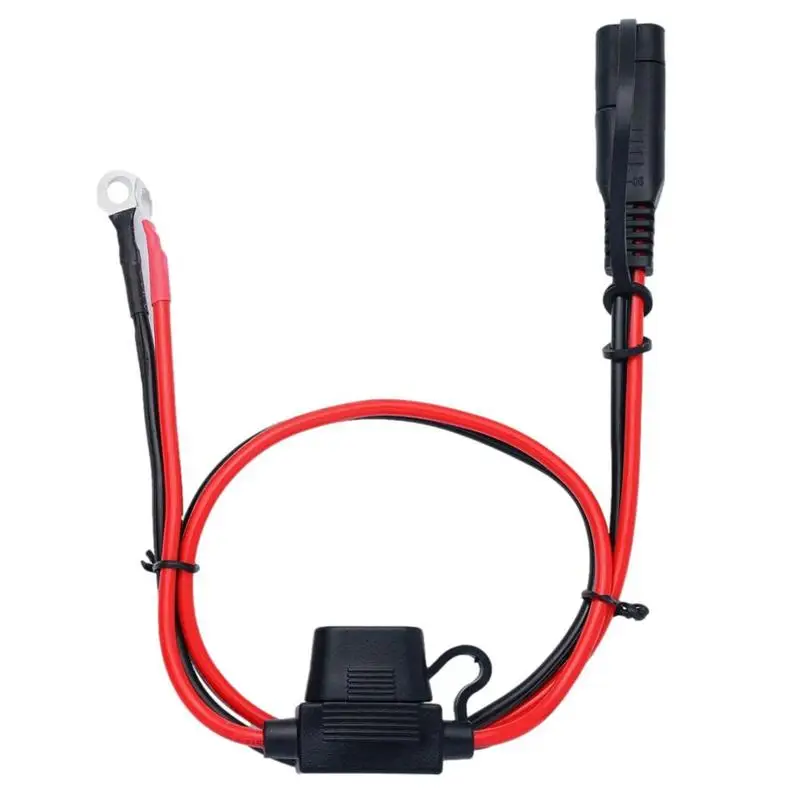 12V Charger Cable For Motorcycle Battery Terminal To SAE Quick Extension Cord Cable Connector For Battery Charger/Maintainer