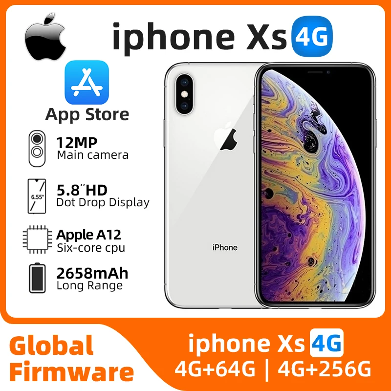 Apple iphone XS ios 5.8 inch 256GB ROM All Colours in Good Condition Original used phone