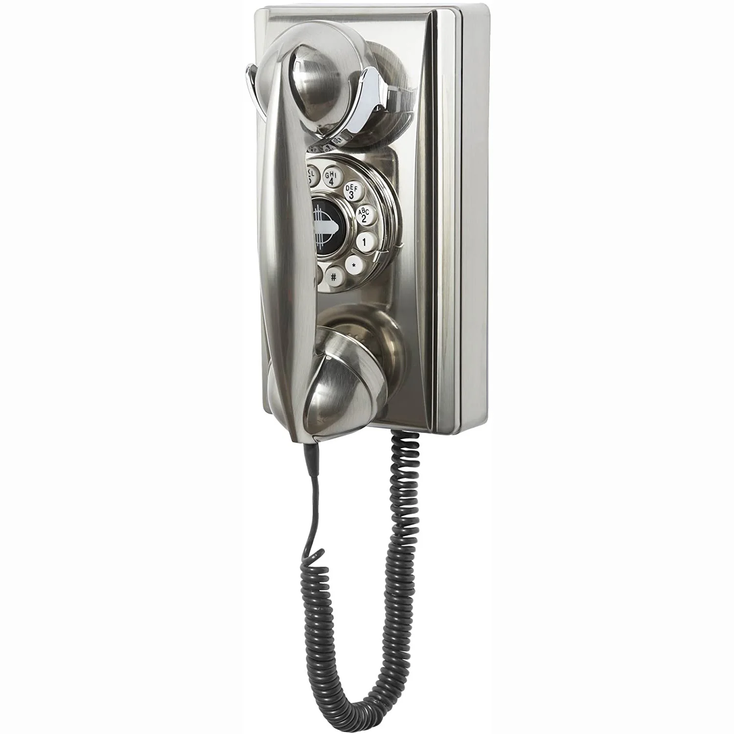 Classic Nostalgic Button Wall-Mounted Telephone Three-Color Living Room