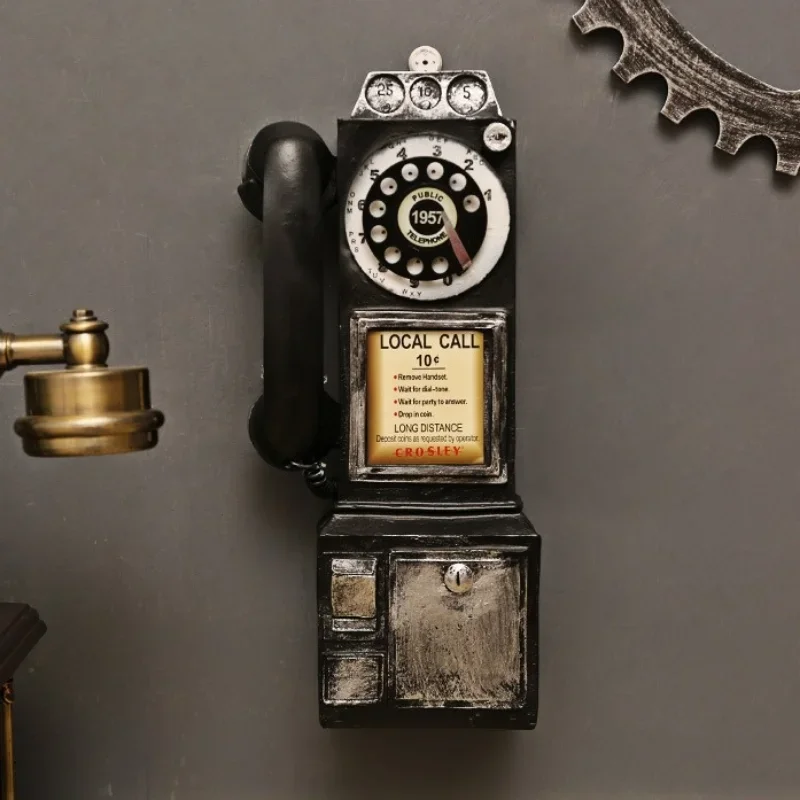 1716092406 363 Retro Wall Phone Pendant Vintage Telephone Model Wall Hanging Ornaments Furniture Crafts Gift for Ba - Retro Wall Phone Pendant Vintage Telephone Model Wall Hanging Ornaments Furniture Crafts Gift for Bar Home Decoration Old Phone