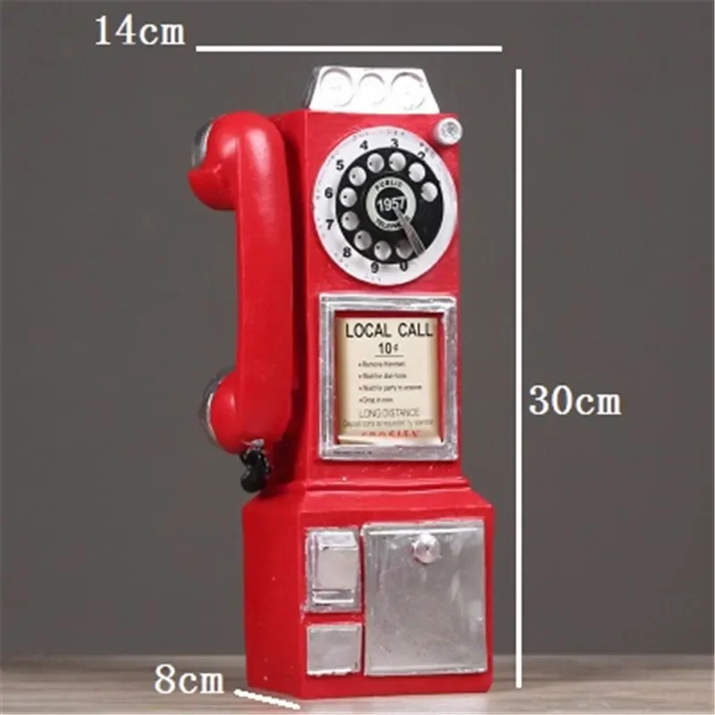 1716092409 657 Retro Wall Phone Pendant Vintage Telephone Model Wall Hanging Ornaments Furniture Crafts Gift for Ba - Retro Wall Phone Pendant Vintage Telephone Model Wall Hanging Ornaments Furniture Crafts Gift for Bar Home Decoration Old Phone