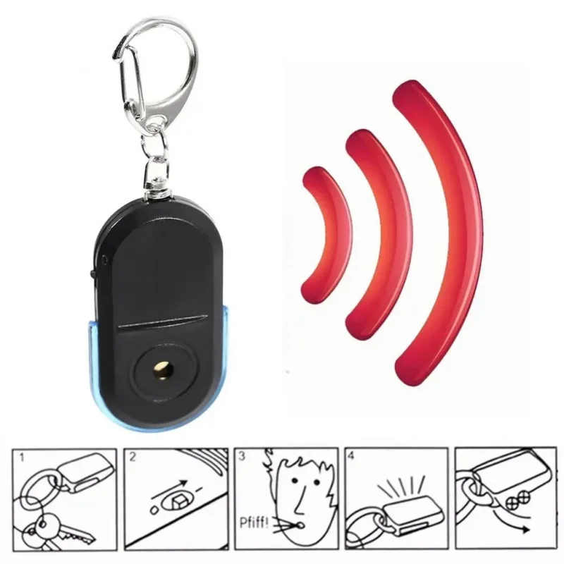 1716204906 645 Smart Find Locator Anti Lost Key Finder Keychain Whistle Beep Sound Control LED Torch Portable Car.j - Smart Find Locator Anti-Lost Key Finder Keychain Whistle Beep Sound Control LED Torch Portable Car Key Mini Finder