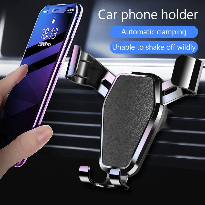 Car Phone Holder Car Air Vent Clip Mount Mobile Support for the Car Cellphone Bracket GPS Support for iPhone Xiaomi Samsung