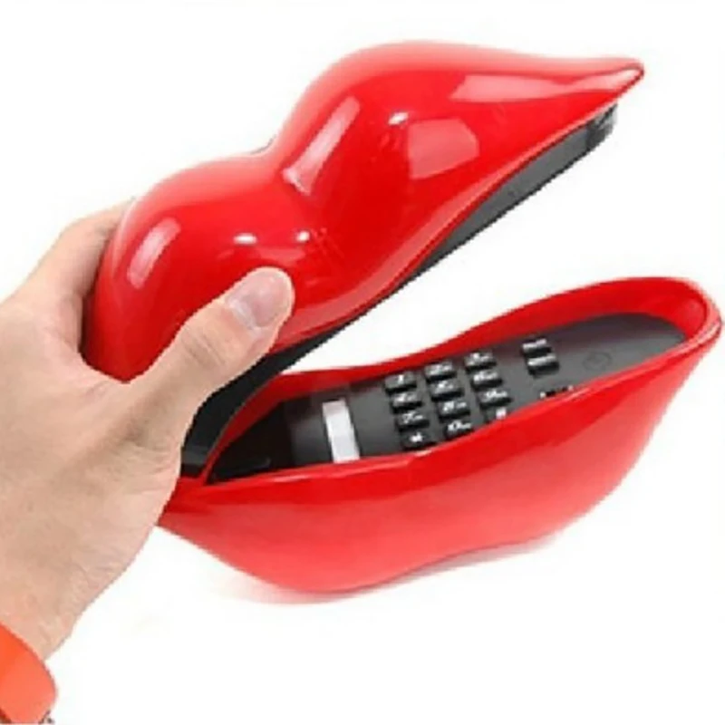 1716256447 396 Lips Telephone Novelty Red Pink Rose Red Mouth Lip Shaped Phone Landline Desk Corded Phone for - Lips Telephone Novelty Red, Pink, Rose Red Mouth Lip Shaped Phone Landline Desk Corded Phone for Home Hotel Office Decoration