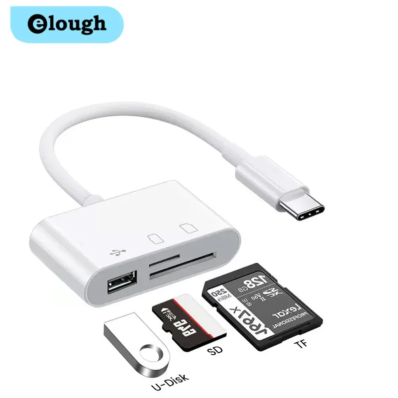 Type C Adapter TF CF SD Memory Card Reader OTG Writer Compact Flash USB-C for IPad Pro Huawei Macbook Samsung Xiaomi Cardreader