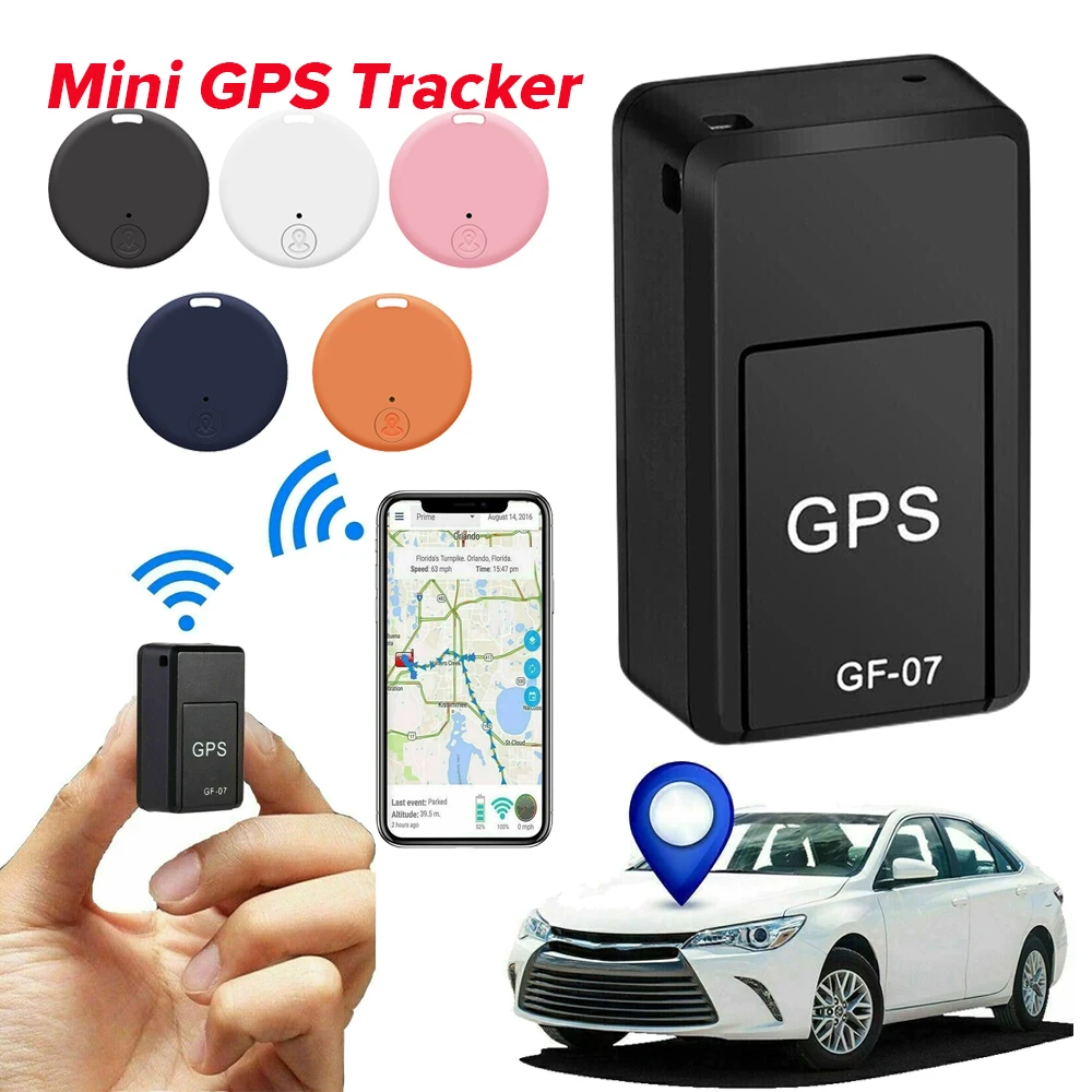 Mini Car GPS Tracker GF-07 Real Time Tracking Anti-Theft Anti-lost Locator Strong Magnetic Mount SIM Message Positioner