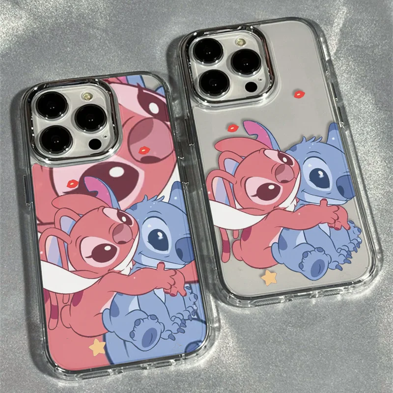 Disney New Stitch   Phone Case Suitable for iPhone 15, 14, 13, 12, 11 Pro Max XR XS X 7, 8 Plus Cartoon Side Soft Silicone