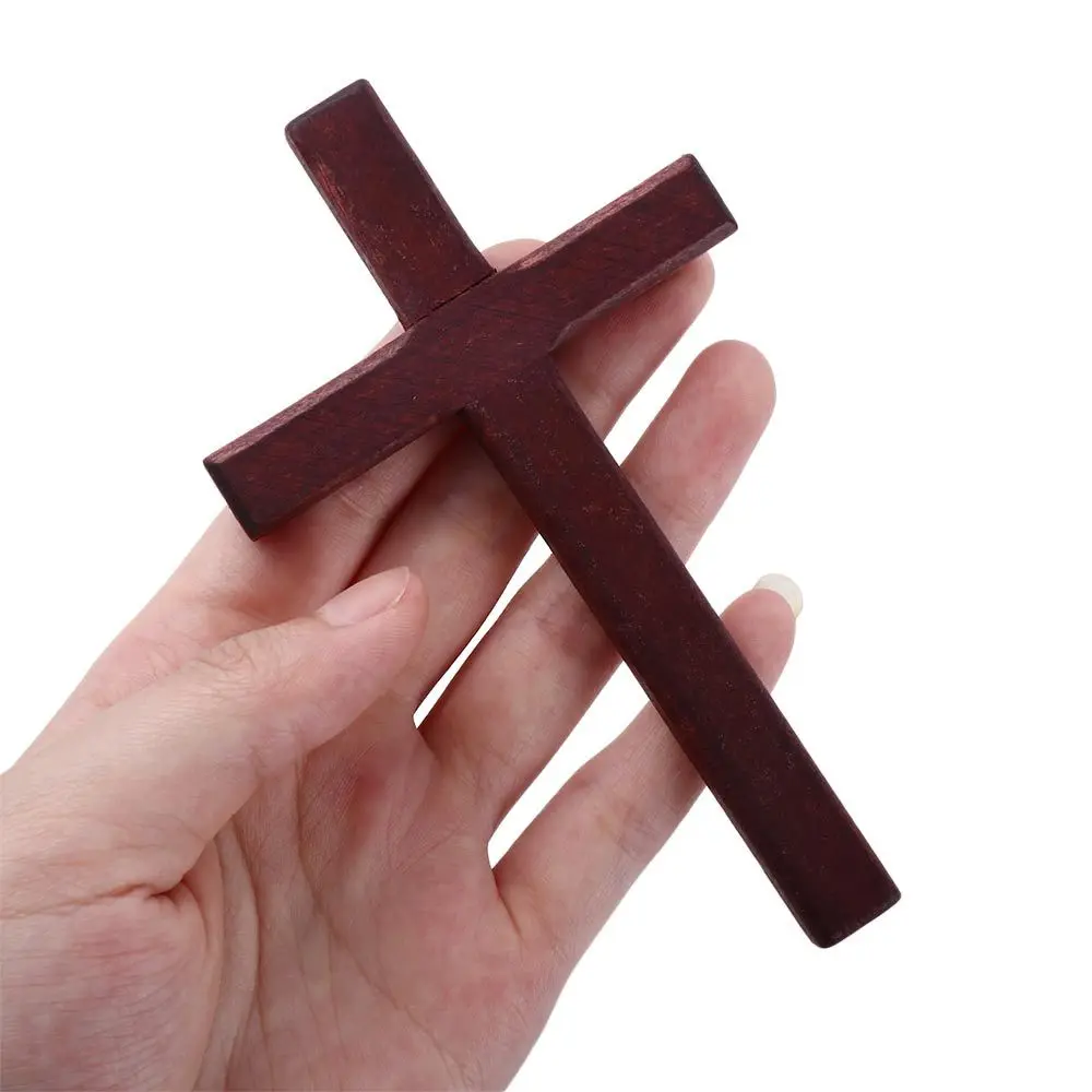 Christian Wooden Cross 12*7cm Two Color Hanging Wall Large Long Crucifix  Cross