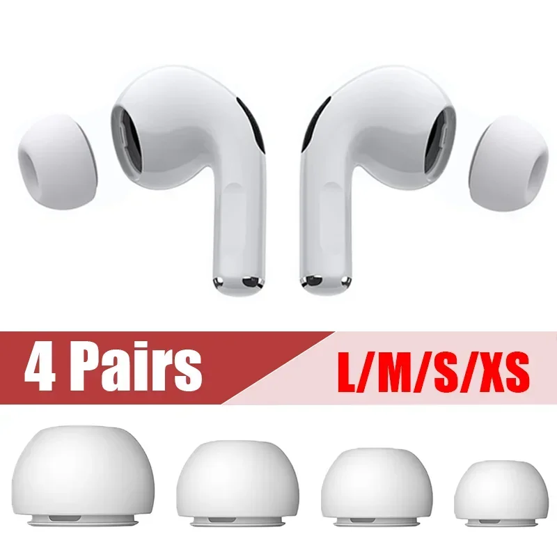 Soft Silicone Ear Tips for Airpods Pro 1/2 Gen Protective Earbuds Cover Ear-pads for Air Pods Pro 2 Earcap Earphone Accessories