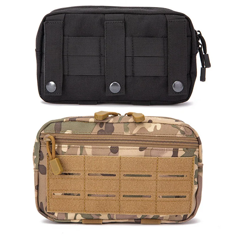 Tactical Molle EDC Pouch First Aid Kit Pouch Cell Phone Pouch Holder Waist Pack Emergency EMT Utility Tool Pouch Hunting Bag