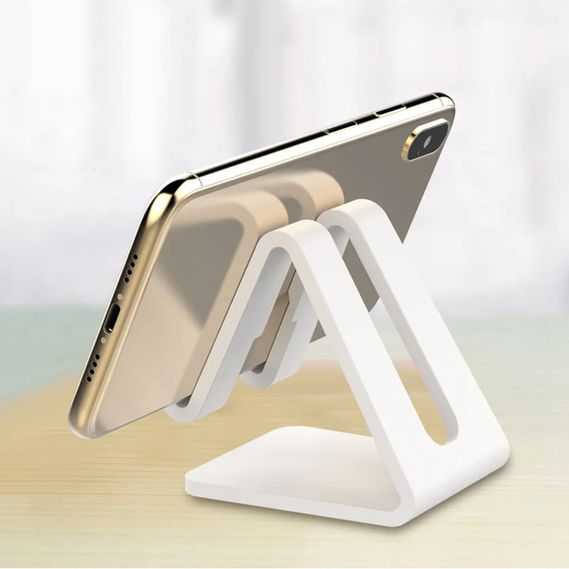 Phone Holder Desk Stand for IPhone 12 Pro Max Huawei P30 Xiaomi Mi9 Triangle Mobile Phone Stand Support for Cell Phone Tablet