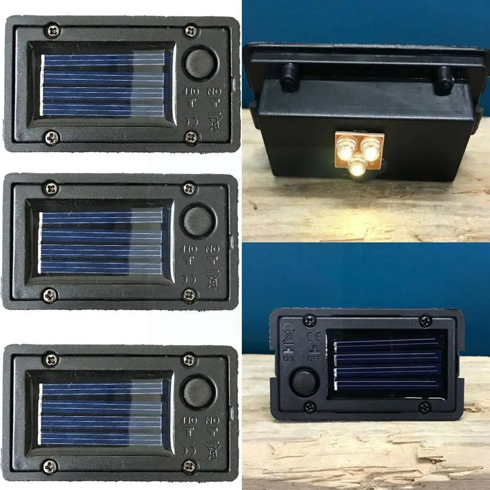 1pc Replacement Battery Storage Boxes Solar Light Battery Box For Outdoor Garden Lawn Square Solar LED Light Waterproof Swi X7L7