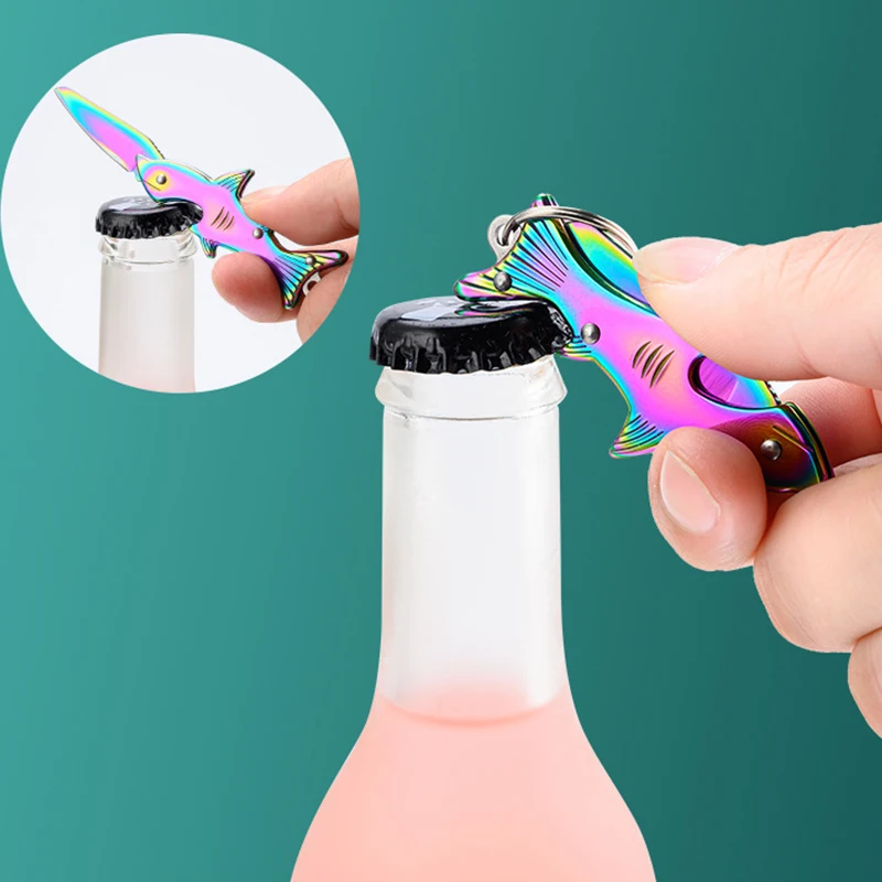 Mini Folding Knife Outdoor Convenient Tool Unwrapping Express Delivery Keychain Pendant Folding Knife Fruit Knife