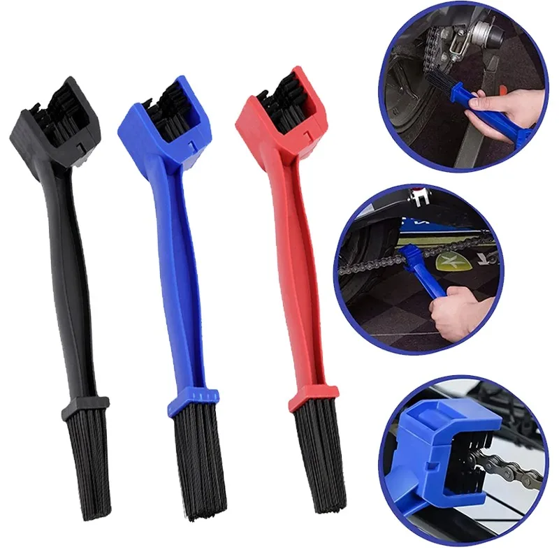 Motorcycle Chain Brush Bicycle Chain Cleaning Brush Clean Electric Vehicle Tools Cycling Chain Brushes Flywheel Brush Washer