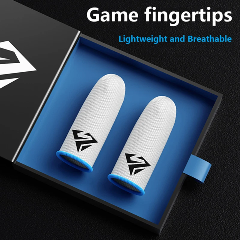 New Mobile Game Touch Screen Finger Sleeve Breathable Gaming Fingertips for PUBG Mobile Game Thumb Gloves 1/2/5/10/20/50 Pairs